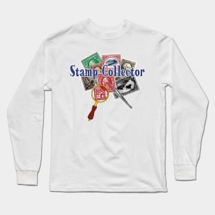 Stamp Collector Long Sleeve T-Shirt